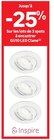 Jusqu’à -25% Sur les lots de 3 spots à encastrer  GU10 LED Clane - INSPIRE dans le catalogue Leroy Merlin