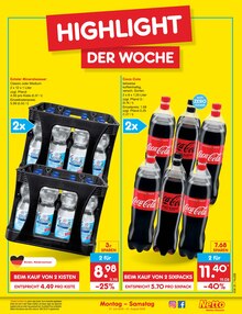 Coca Cola im Netto Marken-Discount Prospekt "Aktuelle Angebote" mit 76 Seiten (Hannover)