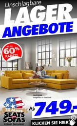 Seats and Sofas Prospekt für Hamburg mit 1 Seite Seats and Sofas Prospekt für Hamburg: "Aktuelle Angebote", 1 Seite, 24.09.2022 - 01.10.2022
