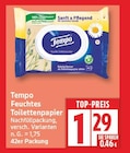 Feuchtes Toilettenpapier Nachfüllpackung von Tempo im aktuellen EDEKA Prospekt