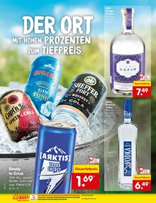 Vodka im Netto Marken-Discount Prospekt "Aktuelle Angebote" mit 55 Seiten (Pforzheim)