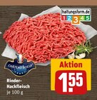 Rinder-Hackfleisch im Angebot bei REWE in Neuss Rinder-Hackfleisch Angebote von Château Boeuf bei REWE Neuss für 1,55 €