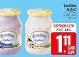 Joghurt Heidelbeere im EDEKA Prospekt Joghurt Heidelbeere von Landliebe im aktuellen EDEKA Prospekt für 1,11 €