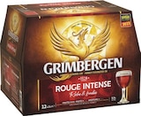 Bière d’Abbaye Rouge Intense 5,5% vol. - GRIMBERGEN en promo chez Géant Casino Montreuil à 9,72 €