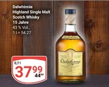 Aktuelles Highland Single Malt Scotch Whisky 15 Jahre Angebot bei GLOBUS in Braunschweig ab 37,99 €