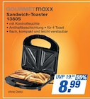Sandwich-Toaster Angebote von GOURMETmaxx bei famila Nordost Langenhagen für 8,99 €