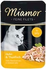 Feine Filets Nassfutter für Katzen Angebote von Miamor bei Müller Arnsberg für 0,79 €