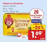 Ländertee von Teekanne im aktuellen Netto Marken-Discount Prospekt