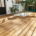 Promo Dalle de terrasse autoportante en bois Halden Klikstrom L. 120 x l. 75 x ép. 6,1 cm à 19,90 € dans le catalogue Castorama à Avignon