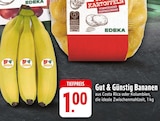 Gut & Günstig Bananen Angebote von EDEKA bei EDEKA Albstadt für 1,00 €