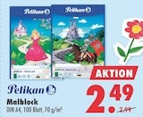 Malblock von Pelikan im aktuellen Mäc-Geiz Prospekt