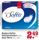 Softis Taschentücher oder Aloe Vera Angebote von Regina bei E center Wiesbaden für 2,49 €