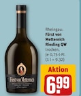 Riesling QW Angebote von Fürst von Metternich bei REWE Fulda für 6,99 €