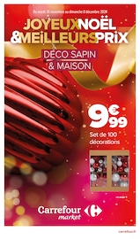 Prospectus Carrefour Market à Livry-Gargan, "JOYEUX NOËL & MEILLEURS PRIX", 12 pages de promos valables du 26/11/2024 au 08/12/2024