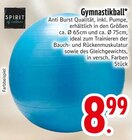 Gymnastikball Ø 65cm Angebote von Spirit of Active bei EDEKA Ravensburg für 8,99 €