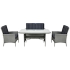 Gartensitzgruppe Wien 4tlg. für 299,99 € bei POCO im Angebot Gartensitzgruppe Wien 4tlg. im aktuellen POCO Prospekt