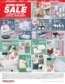Kissen im aktuellen Möbel Borst Prospekt (Ulm) Kissen im Möbel Borst Prospekt "SPAR- & ERLEBNISWOCHEN" mit 12 Seiten (Ulm)