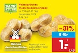 Netto Marken-Discount Dresden - Weizenbrötchen Unsere Doppelschrippe Angebot im Prospekt Weizenbrötchen Unsere Doppelschrippe bei Netto Marken-Discount im Dresden Prospekt für 1,00 €