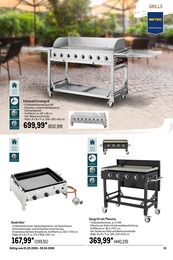 Gasgrill Angebot im aktuellen METRO Prospekt auf Seite 56