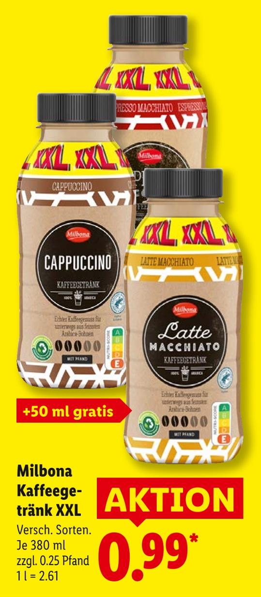 Espresso Macchiato Kaffeegetränk XXL