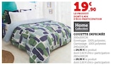 Promo Couette Imprimée à 19,90 € dans le catalogue Super U à Floirac