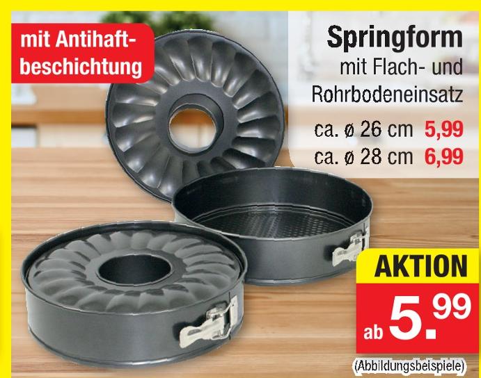 Springform im Angebot bei Zimmermann in Nordhorn Springform Angebote bei Zimmermann Nordhorn für 5,99 €