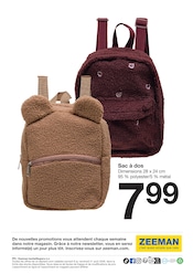 Promos Sac À Dos dans le catalogue "ZEEMAN" de Zeeman Sac À Dos en promo dans le catalogue Zeeman à la page 24