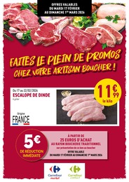 Prospectus Rayon Boucherie Carrefour à Chamonix-Mont-Blanc, "FAITES LE PLEIN DE PROMOS CHEZ VOTRE ARTISAN BOUCHER !", 8 pages, 17/02/2026 - 01/03/2026