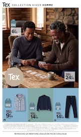 Promos Chemise Homme dans le catalogue "Tex" de Carrefour à la page 11 Promos Chemise Homme dans le catalogue "Tex" de Carrefour à la page 11