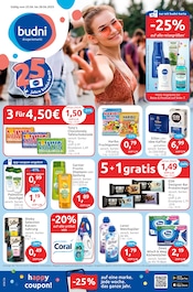 Aktueller budni Drogerie Prospekt in Pinneberg und Umgebung, "drogeriemarkt" mit 8 Seiten, 23.06.2025 - 28.06.2025