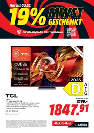 MediaMarkt Saturn LED Fernseher im Prospekt MediaMarkt Saturn LED Fernseher im Prospekt