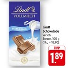 Schokolade Angebote von Lindt bei E center Göppingen für 1,89 €