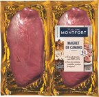 Magret de canard cru - MAISON MONTFORT en promo chez Supermarchés Match Épinal à 16,99 €