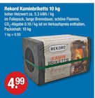 Kaminbriketts von Rekord für 4,99 € bei V-Markt im Angebot Kaminbriketts von Rekord im aktuellen V-Markt Prospekt