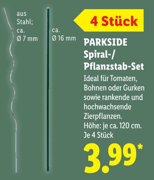 Spiral-/Pflanzstab-Set