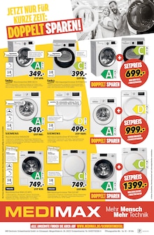 MEDIMAX Prospekt JETZT NUR FÜR KURZE ZEIT: DOPPELT SPAREN! mit 4 Seiten
