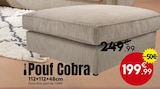 Pouf Cobra en promo chez Maxi Bazar Lille à 199,99 €