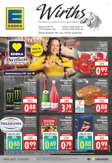Aktueller EDEKA Gummersbach Prospekt EDEKA Prospekt Gummersbach "Aktuelle Angebote" mit 26 Seiten