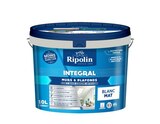 Peinture murs et plafonds intérieur mat 10 L blanc - Ripolin en promo chez Brico Dépôt Alençon à 49,90 €