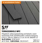 Terrassendiele Wpc im aktuellen OBI Prospekt für 16,47 €