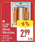 Wiener Würstchen von Gut Drei Eichen im aktuellen ALDI Nord Prospekt
