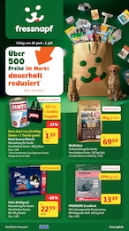 Der aktuelle Fressnapf Prospekt Über 500 Preise im Markt dauerhaft reduziert