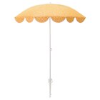 Sonnenschirm gelb/weiß Punkte Angebote von STRANDÖN bei IKEA Fellbach für 14,99 €