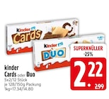 Cards von Kinder im aktuellen EDEKA Prospekt für 2,22 €