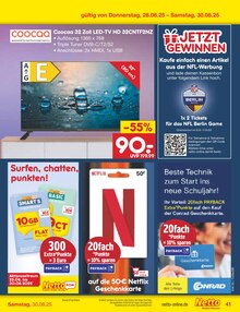 Fernseher im aktuellen Netto Marken-Discount Prospekt (Falkensee) Fernseher im Netto Marken-Discount Prospekt "Aktuelle Angebote" mit 65 Seiten (Falkensee)
