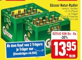 Gösser Natur-Radler Angebote bei EDEKA Tettnang für 14,95 €