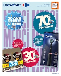 Catalogue Supermarchés Carrefour en cours à Vouziers et alentours, 20 ANS DE FIDÉLITÉ ÇA SE FÊTE, 78 pages, 12/11/2024 - 25/11/2024