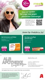 mea - meine apotheke Prospekt für Engstingen mit 4 Seiten mea - meine apotheke Prospekt für Engstingen: "Unsere Juli-Angebote", 4 Seiten, 01.07.2025 - 31.07.2025