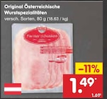 Original Österreichische Wurstspezialitäten im Angebot bei Netto Marken-Discount in Iserlohn Original Österreichische Wurstspezialitäten Angebote bei Netto Marken-Discount Iserlohn für 1,49 €