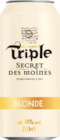 BIÈRE BLONDE TRIPLE SECRET DES MOINES - TRIPLE SECRET DES MOINES en promo chez Auchan Supermarché BIÈRE BLONDE TRIPLE SECRET DES MOINES - TRIPLE SECRET DES MOINES dans le catalogue Auchan Supermarché